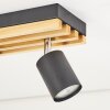 Velani LED ceiling spotlight with 2 rotating GU10 spots, modern Scandinavian