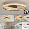 Calista round LED ceiling light ø 29.5 cm, flat modern flush-mount light