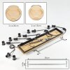 Koyoto 6-light pendant light for dining room, E27 globe-shade hanging light
