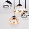 Chehalis 4-light globe ceiling light, round retro ceiling lamp with G9 sockets