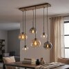 Koyoto 6-light dining room pendant light with globe shades and E27 sockets