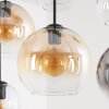Koyoto 6-light dining room pendant light with globe shades and E27 sockets
