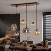 Koyoto 6-light pendant light for dining table with globe shades