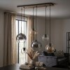 Koyoto 6-light pendant light for dining table with globe shades