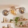 Chehalis Globe Ceiling Light, 4-Light E14 Retro Light for Living Room