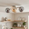 Chehalis Globe Ceiling Light, 4-Light E14 Retro Light for Living Room