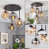 Gastor 4-light globe ceiling light, modern retro ceiling fixture with cluster look