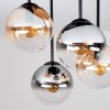 Gastor 4-light globe ceiling light, modern retro ceiling fixture with cluster look