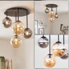 Chehalis globe ceiling light, 4-light round G9 design, 38 cm, modern vintage