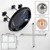 Chehalis globe ceiling light, 4-light round G9 design, 38 cm, modern vintage