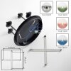 Chehalis Globe Ceiling Light, 4-light G9, ø 35 cm, retro vintage design