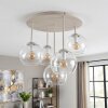 Koyoto 5-light globe ceiling light, 45 cm diameter shade cluster, E14 vintage