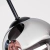 Chehalis colorful glass globe ceiling light, 4-light ceiling light with G9 sockets
