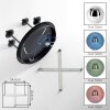 Chehalis 4-light semi-flush ceiling light with globe shades, G9, ø 38 cm