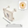 Gastor 5-light ceiling light, globe ceiling lamp for dining room, retro style