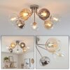 Koyoto globe ceiling light, 7-light retro ceiling lamp Ø 82 cm