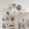 Koyoto globe ceiling light, 7-light retro ceiling lamp Ø 82 cm