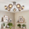 Koyoto ceiling light, 7-light globe design, 82 cm diameter, E14, retro modern