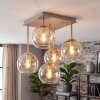 Koyoto 37 cm 5-flame globe ceiling light for living room and dining room, E14