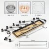 Globe light Koyoto, height-adjustable during installation, shades in amber, clear and smoke
