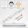 Koyoto 10-Light Ceiling Light with Globe Shades for Living Room and Dining Room
