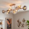 Koyoto ceiling light with globe shades, 10-light ceiling fixture, E14