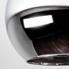 Koyoto 4-light semi-flush ceiling light with globe shades, retro modern design