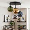 Koyoto 4-light globe ceiling light for dining room, E14, retro modern