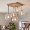 Gastor 5-light globe ceiling light, E14 ceiling fixture in modern vintage style
