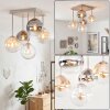 Gastor E14 ceiling light, 5-light globe ceiling light for vintage interiors