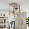 Gastor E14 ceiling light, 5-light globe ceiling light for vintage interiors