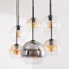 Koyoto 6-light globe pendant light for dining table, modern retro, E27