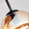 Koyoto 4-light ceiling light with globe shades, Ø 38 cm retro ceiling lamp