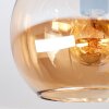 Koyoto 4-light ceiling light with globe shades, Ø 38 cm retro ceiling lamp