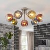 Koyoto 7-light globe ceiling light with round shades, modern retro design