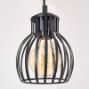 Oravi wooden rod pendant light, 5-light dining table light, length 100 cm