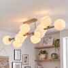 Koyoto 10-light ceiling light with globe shades, modern Scandinavian ceiling lamp