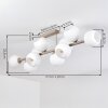 Koyoto 10-light ceiling light with globe shades, modern Scandinavian ceiling lamp