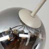 Gastor globe ceiling light, 7-light round design, 82 cm diameter, E14 for living room