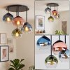 Koyoto dining room ceiling light, 4-light globe shades, E14, Ø 38 cm, retro