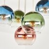 Koyoto 5-light globe ceiling light, round shade cluster Ø 45 cm, E14, modern