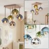 Gastor ceiling light, 5-light globe ceiling lamp for dining room, E14