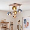 Gastor ceiling light, 5-light globe ceiling lamp for dining room, E14