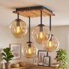 Gastor globe ceiling light, 4-light E14 retro design for dining room lighting