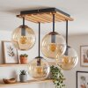 Gastor globe ceiling light, 4-light E14 retro design for dining room lighting