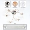Chehalis 6-Light Ceiling Light, Globe Design, ø 64 cm, G9, Retro Modern
