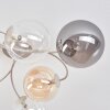 Chehalis 6-Light Ceiling Light, Globe Design, ø 64 cm, G9, Retro Modern