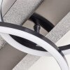 Kordex LED ceiling light, modern ring ceiling light for living and dining rooms