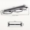 Kordex LED ceiling light, modern ring ceiling lamp for living room and hallway