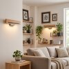 Inzino LED wood LED strip wall light, set of 2, modern wall washer